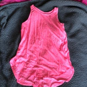 Old navy bright pink girls tank top